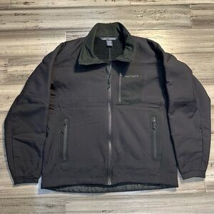 Arc'teryx Men's Easyrider softshell jacket Polartec fleece lining. Size XL men’s